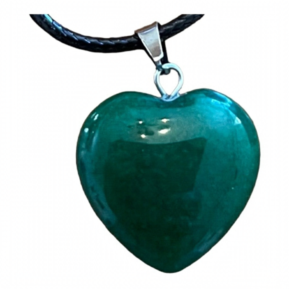 JADE Heart Pendants Necklace